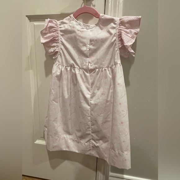 Eliza and James - girls size 5- pink and white dress - Picture 2 of 3